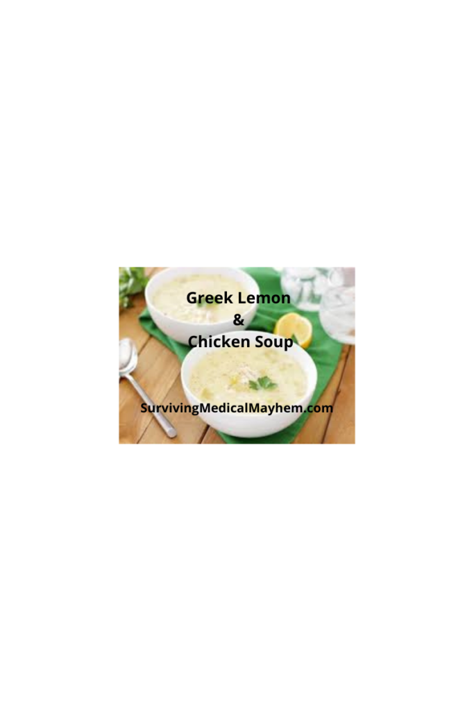 Greek Lemon and Chicken Soup (Avgolemono Soup)